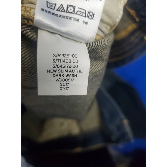 Gap Factory Lim Coupe Etroite NEW Denim Jeans Pants Men's Size 32 X 30 - Picture 8 of 16